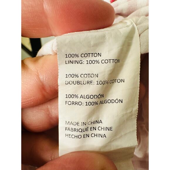 JASON WU Red White Stripe Shirtdress Tie Front Waist Cutouts Dress size 0 - Picture 12 of 15